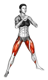 Sumo squat 3 secondi