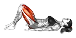 Glute bridge su una gamba alternato