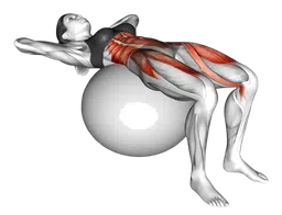 Sit-up con fitball