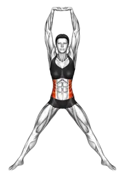 Side bends da ballerina (su fitball)