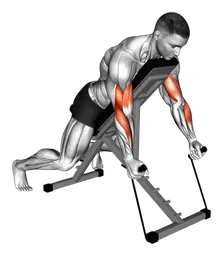 Hammer curl prono su panca inclinata con elastico