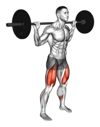 Squat bilanciere alto