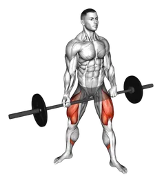 Jefferson squat con bilanciere
