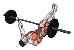 Leg twist press con bilanciere