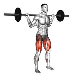 Squat olimpico con bilanciere