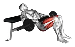 Hip thrust a una gamba con bilanciere