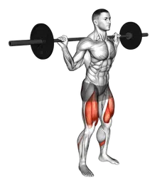 Squat completo con bilanciere con pausa