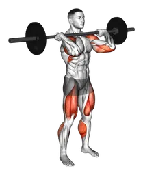 Power jerk con bilanciere