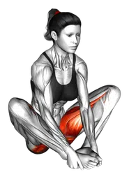 Posizione della farfalla yoga