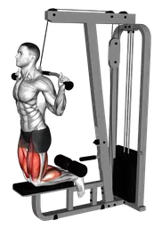 Leg curl inverso assistito ai cavi