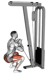 Goblet squat ai cavi