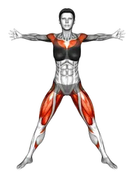 Squat pliometrico con croci