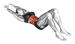 Crunch (braccia tese)