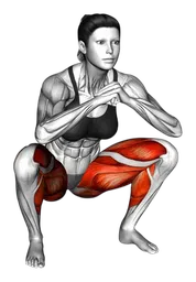 Giro in squat profondo