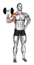Shoulder press a un braccio (variante 2)
