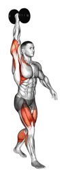 Overhead carry a un braccio con manubrio