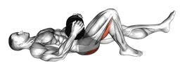 Glute bridge a una gamba con manubri
