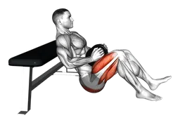 Hip thrust a una gamba con manubri