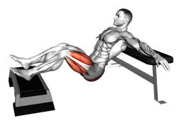 Hip thrust su una gamba con rialzo