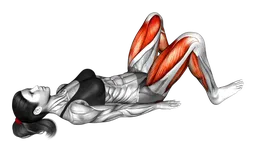 Ponte glutei sui talloni
