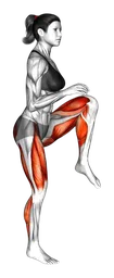 Corsa a ginocchia alte