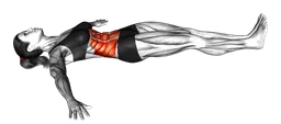 Sollevamento delle anche (ginocchia piegate)