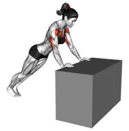 Push press su panca inclinata