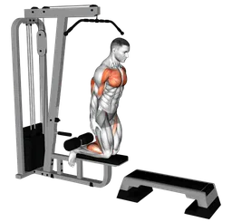 Leg curl inverso (alla macchina cavi pull-up)