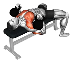 Panca piana con kettlebell