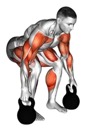 Clean and jerk con kettlebell