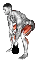 Stacco da terra con kettlebell