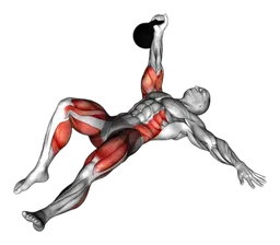 Mezzo turkish get-up con kettlebell