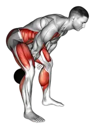 Hang clean con kettlebell