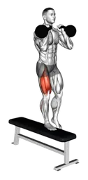 Step-up laterale con kettlebell