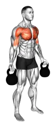 Croci basse con kettlebell