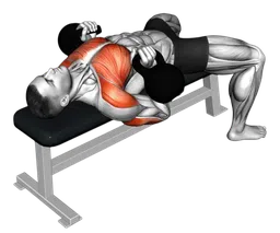 Distensioni su panca con presa neutra con kettlebell