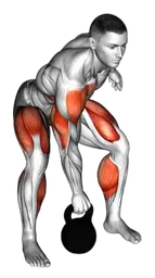Slancio e girata a un braccio con kettlebell