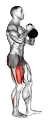 Pistol squat con kettlebell
