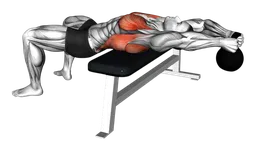 Pullover con kettlebell