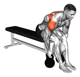 Croci inverse con kettlebell