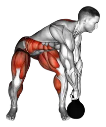 Stacco con rotazione con kettlebell