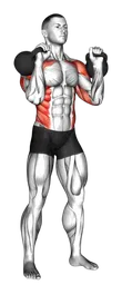 Seesaw press con kettlebell