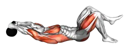 Pullover a ponte glutei a una gamba con kettlebell