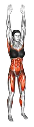 Sollevamenti gambe con ginocchio