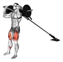 Squat landmine con accessorio linebacker