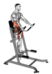 Leg raise addominale alla macchina