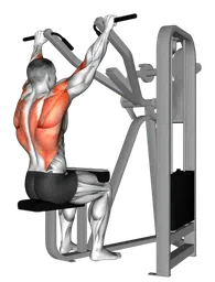 Front pulldown alla macchina