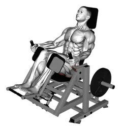 Glute abductors press alla macchina