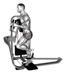 Glute press alla macchina
