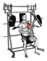 Incline chest press a un braccio alla macchina